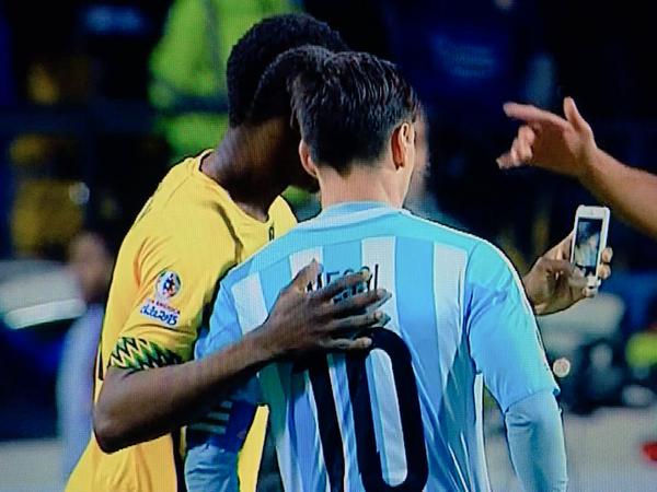Da lo mismo la copa, tengo mi selfie con Messi